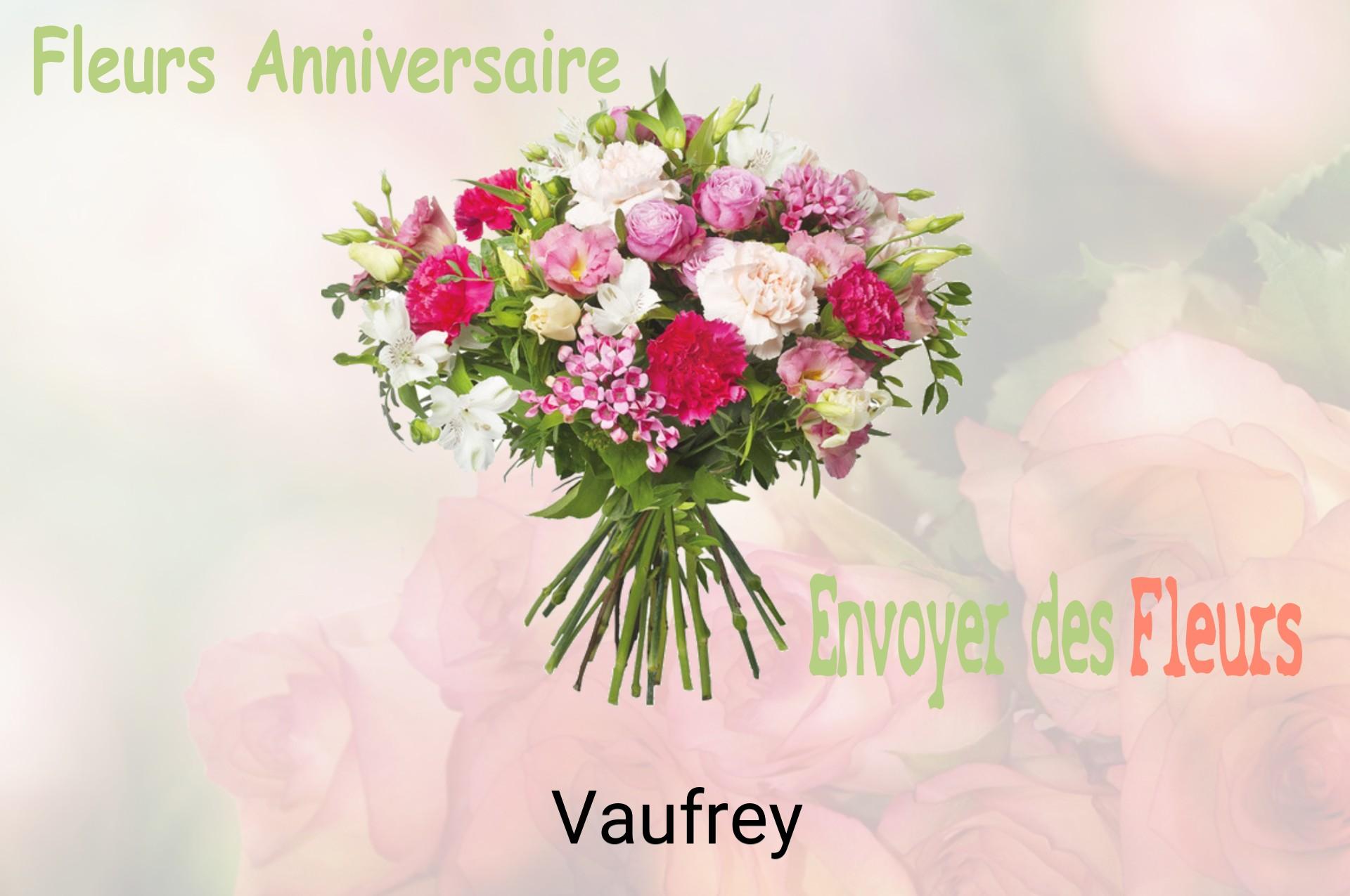 Bouquet de fleurs d’anniversaire livré à Vaufrey