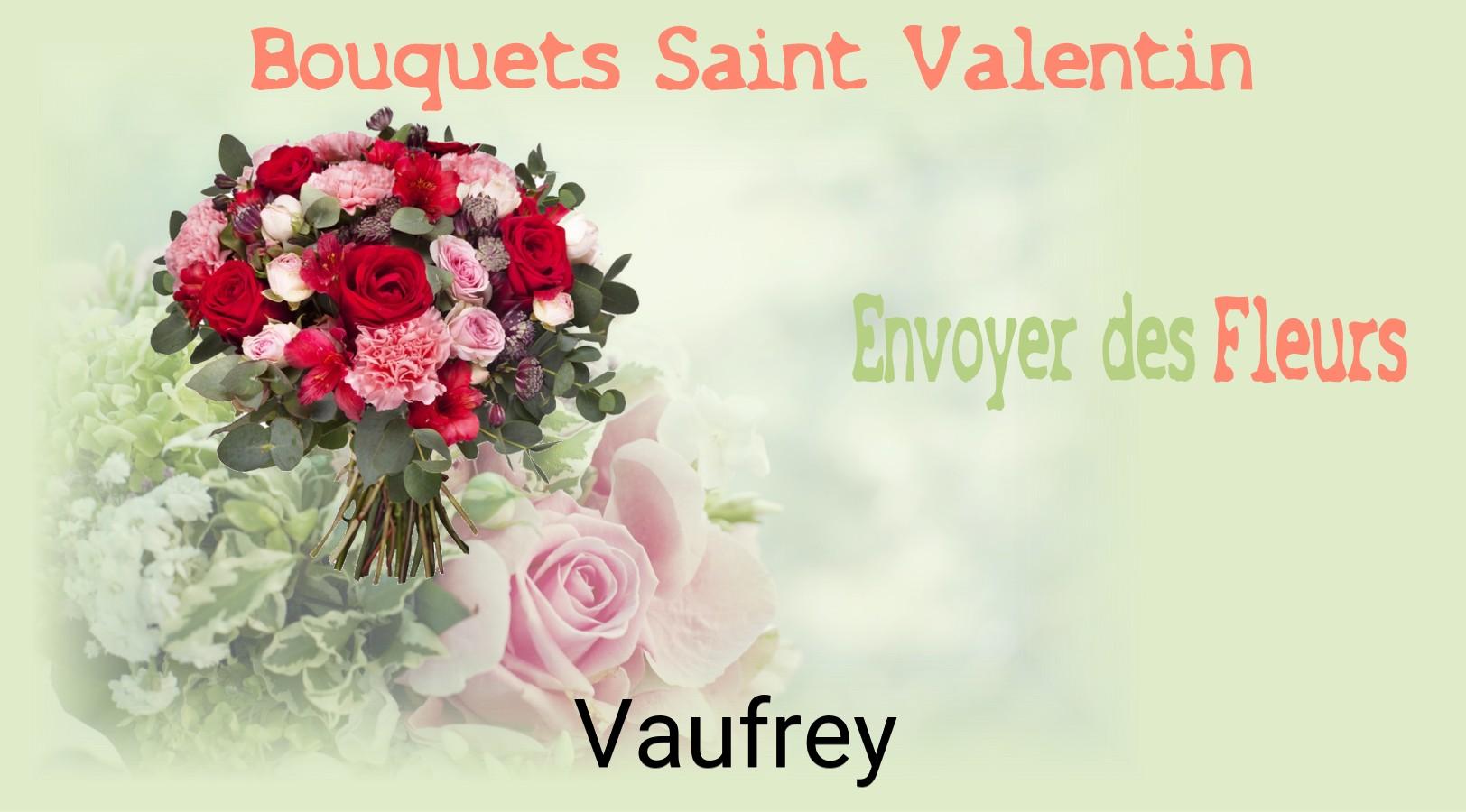 Roses de Saint-Valentin livrées à Vaufrey